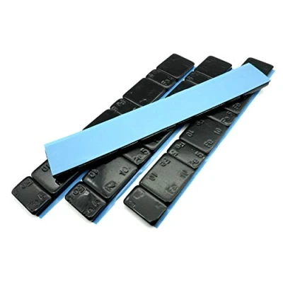 Afbeelding van Felgenfactory 240 g balanceergewichten, zwart, 4 x 60 g, reep 5 + 10 verdeling met afscheurrand