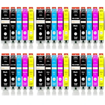 Afbeelding van Amaprint 30 XL Inktpatronen compatibel met Canon PGI 570 CLI 571 voor MG5700 MG5750 MG5751 MG5752 MG5753 MG6800 MG6850 MG6851 MG6852 MG6853 TS5000 TS5050 TS5051 TS5053 TS5055 TS6050 TS6051 TS6052
