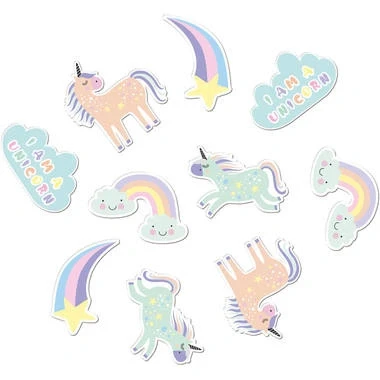 Afbeelding van Unicorn en Rainbows Tafelconfetti 45 stuks