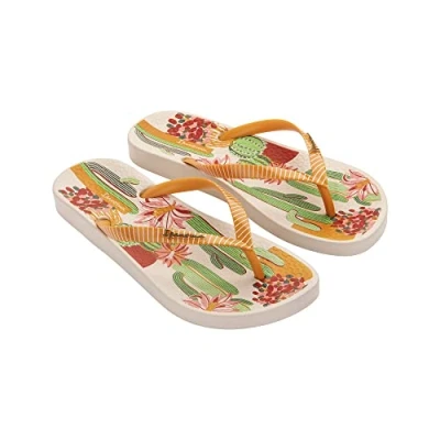 Afbeelding van Ipanema Dames ANAT Cactus FEM, beige/oranje/groen, 35,5 EU, beige, oranje, groen, 35.5 EU