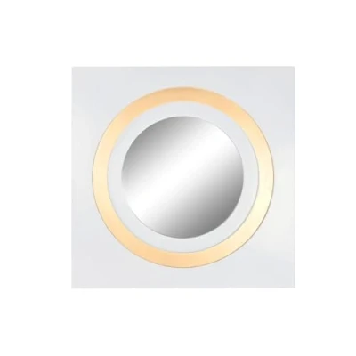 Afbeelding van Wandspiegel Home ESPRIT Wit Gouden Kristal Ijzer 90 x 4 cm