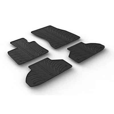 Afbeelding van Gledring Rubbermatten passend voor BMW X6 (F16) 2014 2019 (T profiel 4 delig + montageclips)