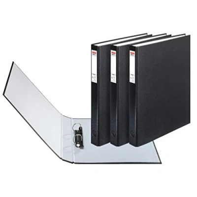 Afbeelding van Herlitz max.file Protect A4 2 Ring Binder Zwart (3 stuks)