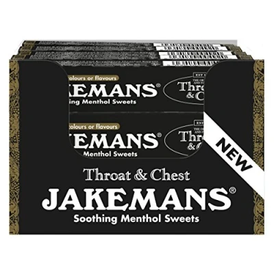 Afbeelding van Jakemans Keel en Borst Stick, Zwart, Anijs, 20 tellen, (Pack van 20)