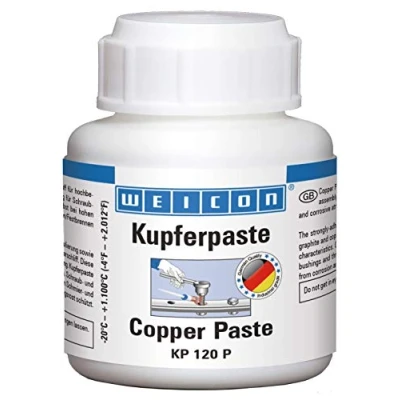 Afbeelding van WEICON Koperpasta 120 g, bescherming, scheidings en smeermiddel voor hoge temperaturen