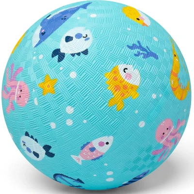 Afbeelding van Little L Sensorisch speelgoed rubber bal zee, 18 cm