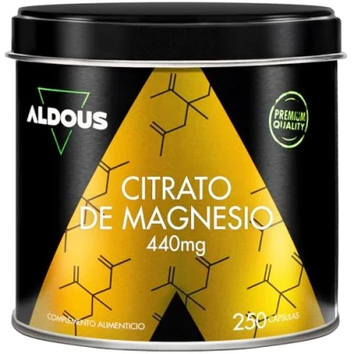 Afbeelding van Magnesium Citraat capsules Magnesiumcitraat waarvan 440 mg Elementair 250 vegan voor 4 maanden Vermoeidheid en Moeheid, Botten Gewrichten, spieren Vervaardigd in EU