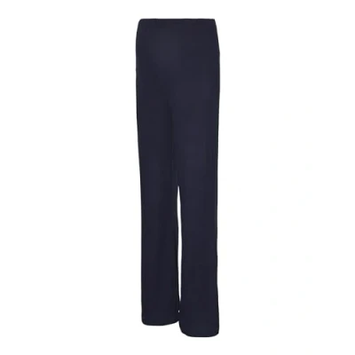Afbeelding van MAMALICIOUS flared zwangerschapslegging MLANNETTE van gerecycled polyester donkerblauw