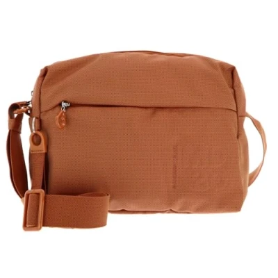 Afbeelding van MANDARINA DUCK schoudertas MD20 Medium Zip Crossover Pumpkin abrikoos