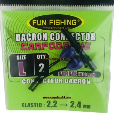 Afbeelding van Fun Fishing Dacron Connector (2 pcs) Maat : Large