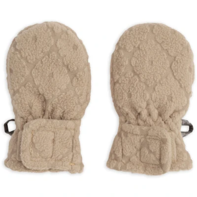Afbeelding van Lodger Wanten Mittens Folklore Fleece Beige 0 12mnd