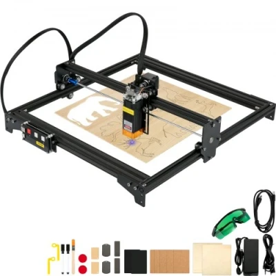 Afbeelding van VEVOR Lasergraveermachine Graveerapparaat 41x40cm Lasergraveerder Graveermachine Buislasersnijden