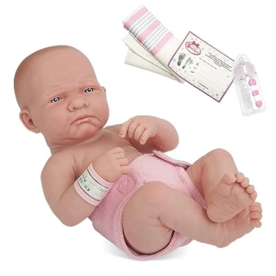 Afbeelding van La Newborn Boutique First Tear van Vynil Realistische 35,6 cm anatomisch correcte babypop voor jongens ontwikkeld door Berenguer
