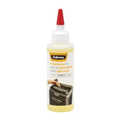 Afbeelding van Fellowes Olie voor papierversnipperaars, inhoud: 120 ml, het onderhouden van papiervernietigers, gemakkelijk te doseren