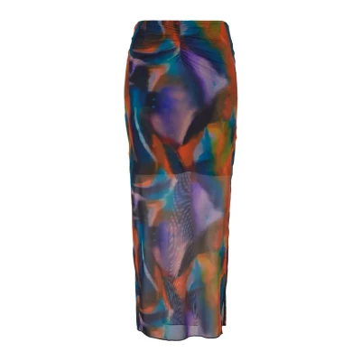 Afbeelding van Urban Classics AOP TUBE Maxirok, Dames, Maat: Large, Multicolorreflection