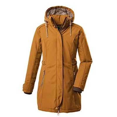 Afbeelding van G.I.G.A. DX dames Casual functionele parka met afritsbare capuchon GW 6 WMN PRK, Dark Curry, 38, 38333 000