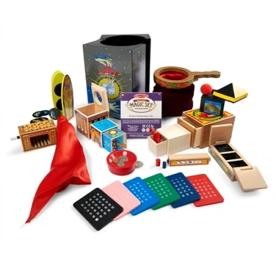 Afbeelding van Melissa &amp; Doug Luxe goochelset (goochelset voor kinderen, 10 klassieke goocheltrucs, stapsgewijze instructies, meisjes en jongens kinderen van 8, 9, jaar ouder)