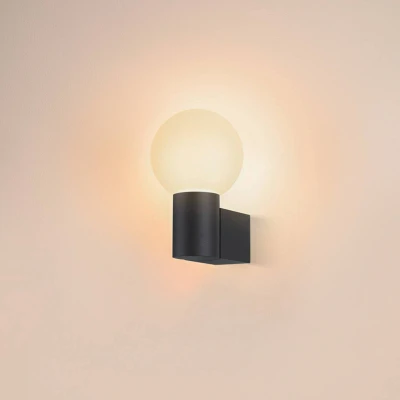 Afbeelding van Slv varyt wandarmatuur rond 1x max 6w e14 zwart 1007603