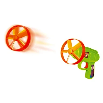 Afbeelding van Paul Günther 1685 Propellerspel Turboblaster, vliegspel voor kinderen vanaf 5 jaar, met startpistool en 6 rotors, ideaal plezier volwassenengünther flugspiele