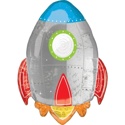 Afbeelding van Amscan Folieballon Ruimteschip Supershape Xl 73 X 53 Cm