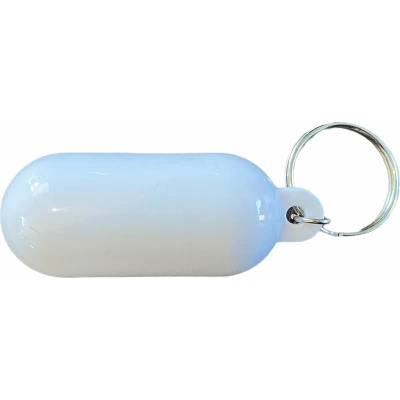 Afbeelding van Drijvende Sleutelhanger Boei Watersport Wit Geel Drijver Boot accessoire Varen