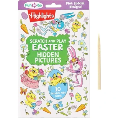 Afbeelding van Highlights Fun to Go Scratch and Play Easter Hidden Pictures