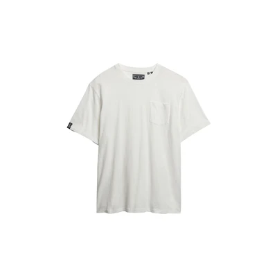 Afbeelding van Superdry Tshirt basic, Heren, Maat: Medium, Off white