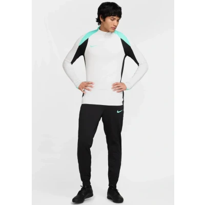 Afbeelding van Nike Performance Longsleeve, Heren, Maat: Large, Photon dust black dynamic turquoise