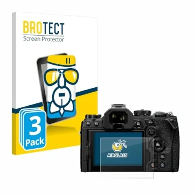 Afbeelding van BROTECT Glas Screen Protector voor Olympus OM System 1 Mark II (3 Stuks) Schermbeschermer [9H Hardheid, Beschermglas Folie niet Gehard Glas]