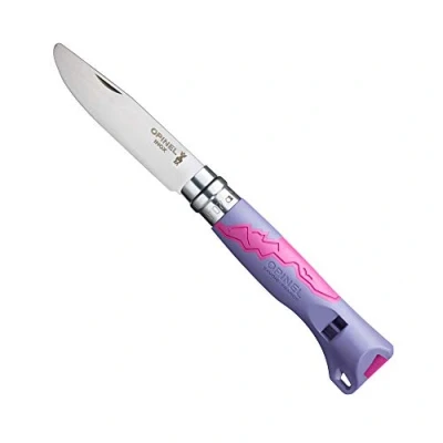 Afbeelding van Vouwmes Opinel Outdoor Junior N07 RVS Virobloc Fluit Violet
