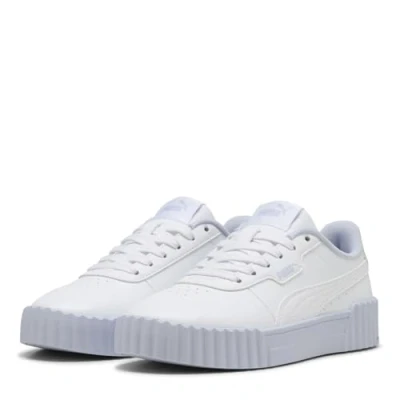 Afbeelding van Puma Carina 3.0 Cutie JR Sneaker, Wit Koel Weer, 4.5 UK, UK