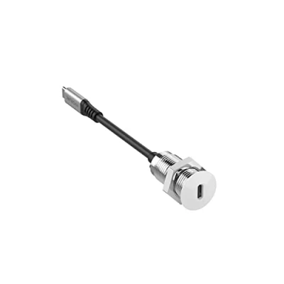 Afbeelding van Vivolink USB C Desk socket white with 0,3m cable, PROUSBCMF0.3SOCKET W