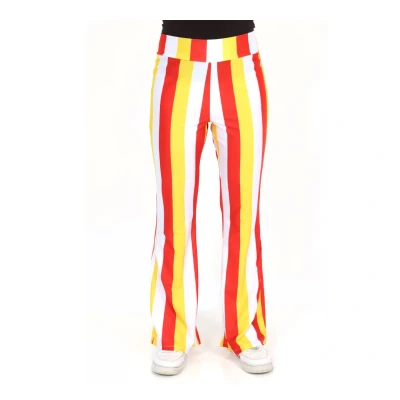 Afbeelding van Oeteldonk Broek Flared Dames Maat S Carnavalsbroek Carnaval