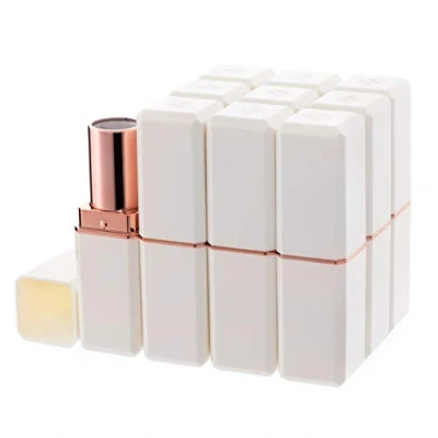 Afbeelding van Allwon 10 stuks witte lege lippenstift tubes DIY lippenbalsem container (vierkante buis), wit