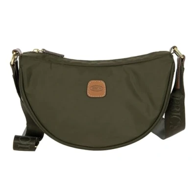 Afbeelding van BRIC&#039;S Schoudertas X Bag Halfmoon Olive Donkergroen