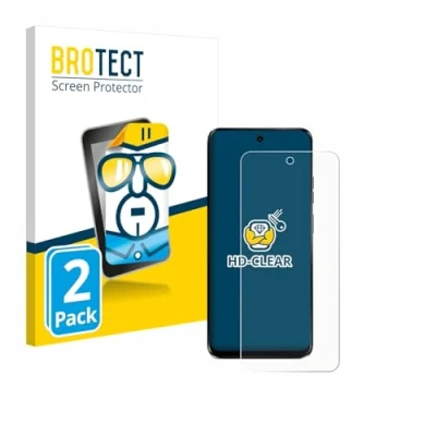 Afbeelding van BROTECT (2 Stuks) Schermbeschermer voor Motorola G34 5G Screen Protector Transparant