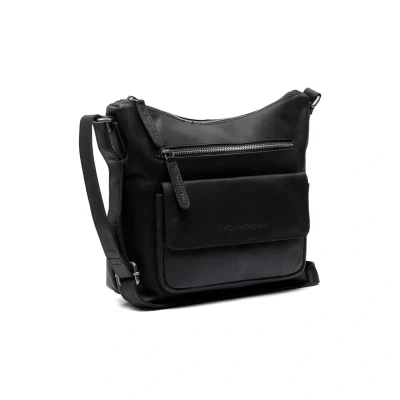 Afbeelding van The Chesterfield Brand Leren Schoudertas Zwart Hailey