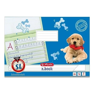 Afbeelding van Herlitz 1987577 schrijfschrift A4 16 vel liniatuur SL
