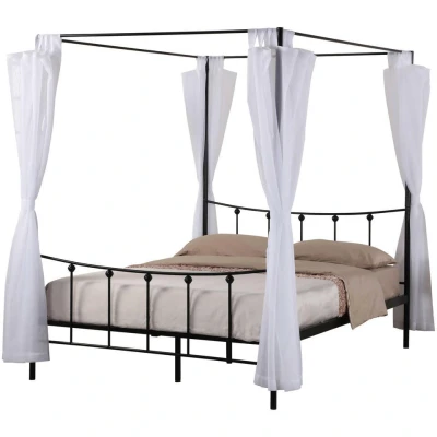 Afbeelding van Poldimar Hemelbed Amore 140x200 Zwart