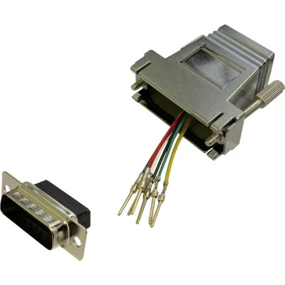 Afbeelding van BKL Electronic 10121117 Adapter D sub stekker 15 polig RJ12 bus 1 stuk(s) Single