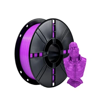 Afbeelding van iBOSS PLA Plus (PLA+) 3D Filament 1.75mm, Printer Plus, Dimensionale Nauwkeurigheid +/ 0.02 mm, 1 kg Coil (2.2 LBS) Printing voor Printer,Paars