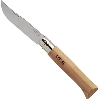 Afbeelding van Opinel Zakmes n8 rvs blad en houten handvat