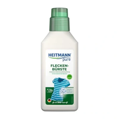 Afbeelding van HEITMANN pure Vlekborstel, veganistische vlekverwijderaar met praktische borstelkop, ideaal voor kraag en manchetten, 250 ml