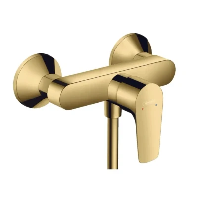 Afbeelding van Hansgrohe Talis E 1 greeps douchemengkraan opbouw Polished Gold