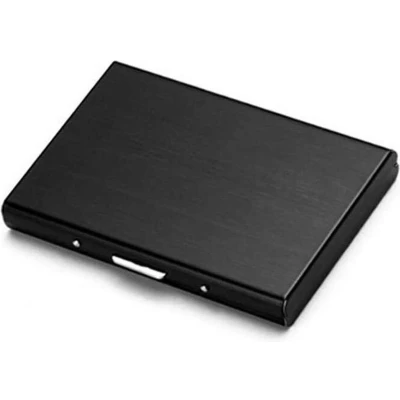 Afbeelding van Roestvrij staal Pasjeshouder Creditcardhouder Rvs Metal Case Box Portemonnee RFID bescherming