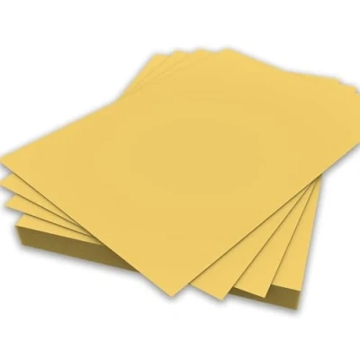 Afbeelding van A4 Helder Geel Kleur Papier 80gsm Vellen Dubbelzijdige Printer Copier Origami Flyers Tekening School Kantoor Afdrukken 210mm x 297mm (A4 50 Vellen)