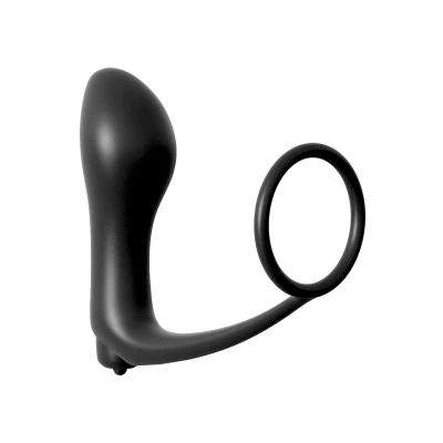 Afbeelding van Ass Gasm Cockring Met Vibrerende Buttplug