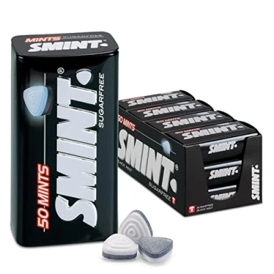 Afbeelding van Smint XL tin blackmint 12 x stuks Grootverpakking