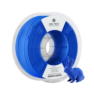 Afbeelding van QIDI TECH ASA Filament 1.75mm Blauw, 3D Printer 1kg Spool (2.2lbs), hoge UV bestendigheid, lage geur, perfect voor het afdrukken van Outdoor functionele onderdelen
