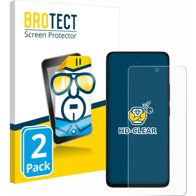 Afbeelding van BROTECT Screenprotector voor Xiaomi Redmi Note 14 4G Folie Beschermfolie transparant (2 Stuks)